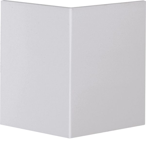 External corner lid for wall trunking BR lid 80mm in traffic white image 2