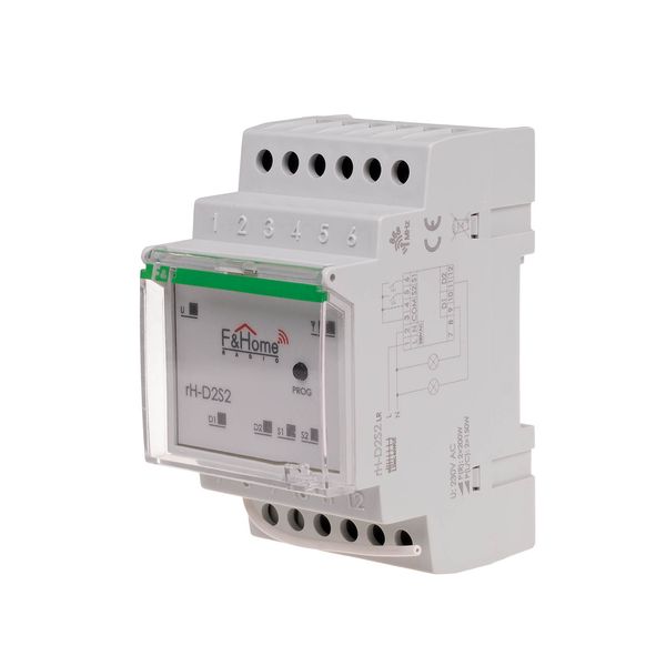 Two-channel dimmer with two-channel transmitter - Long Range image 1