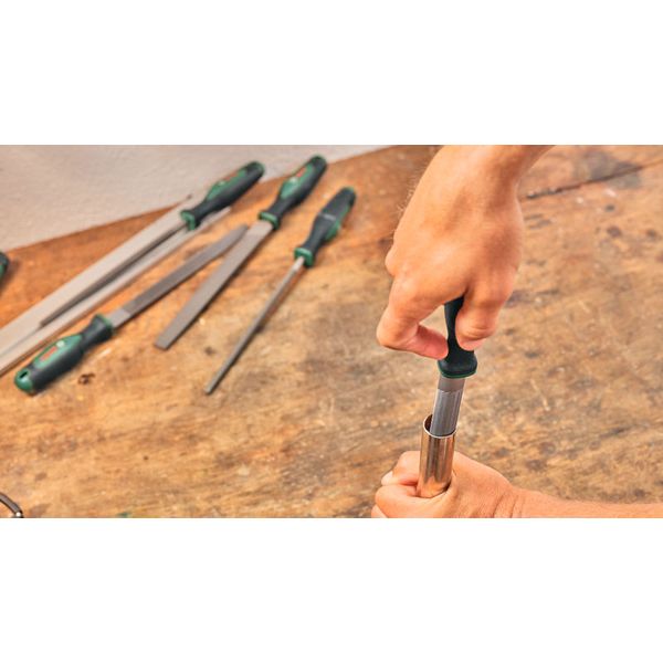 File Set 200 mm / 8" + brush Set 4-Piece image 2