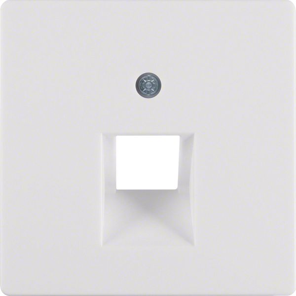 Centre plate for FCC soc. out., Q.1/Q.3, p. white velvety image 1