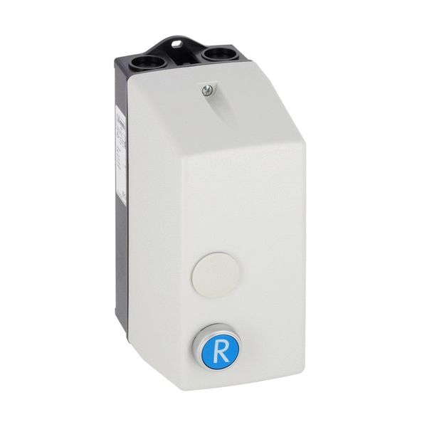 Direct-on-line-starter, enclosed with thermal overload relay, with RESET pushbutton, with BF09/BF18 contactor, 18A max (7.5kW at 400V), IP65. Contactor coil voltage 400VAC 50/60Hz image 1