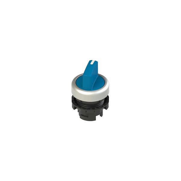 Illuminated short handle selector, 2 positions blue with marking image 2