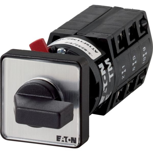 TM-3-8228/EZ Reversing switches, TM, 10 A, centre mounting, 3 contact unit(s), Contacts: 5, 30 °, momentary, With 0 (Off) position, 1>0 image 5
