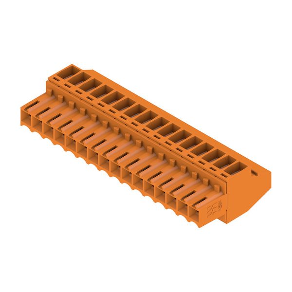 PCB plug-in connector, female plug, 3.50 mm, Number of poles: 16, 90°, Clamping yoke connection, Clamping range, max. : 1.5 mm², Box image 2