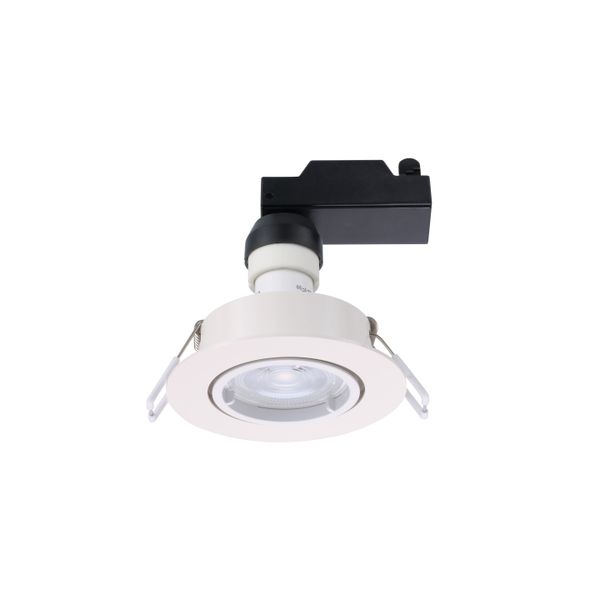 SYLSPOT KIT ROUND 345LM 830 ADJ IP20 WHT image 1