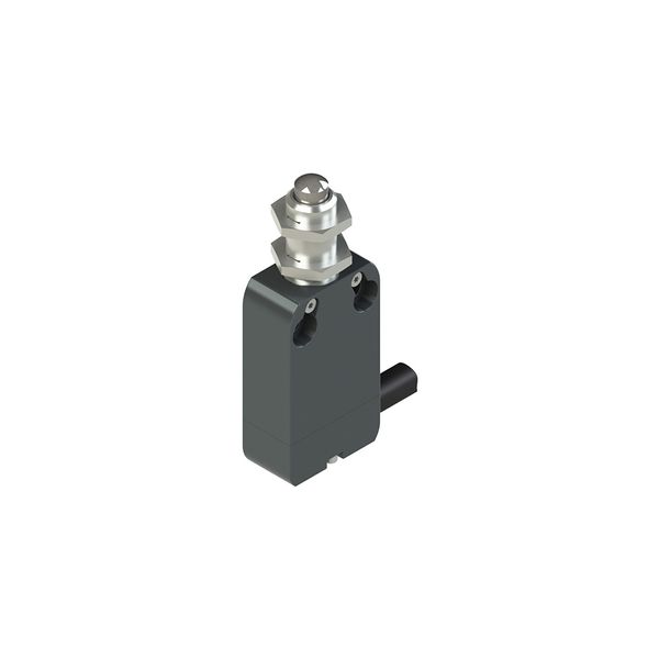 Modular prewired switch with plunger with M12 threaded bearing image 1