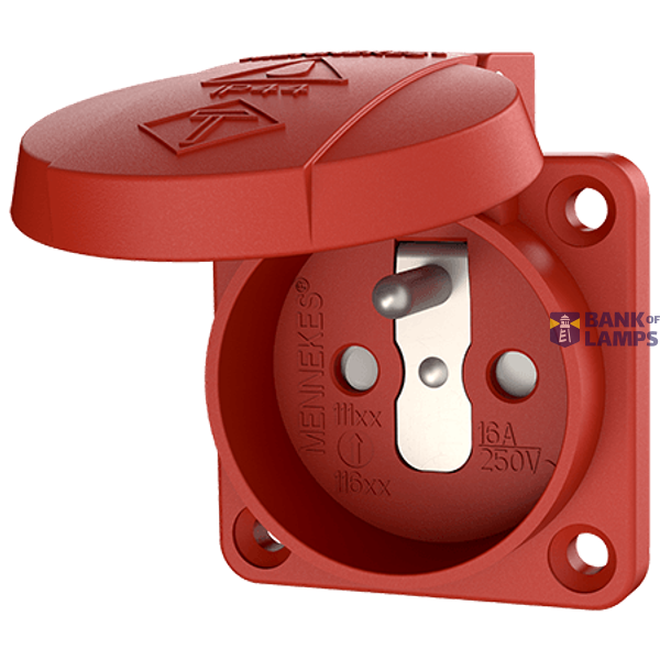 Grounding-Type 16A2p+E, 230V, IP44 red image 1