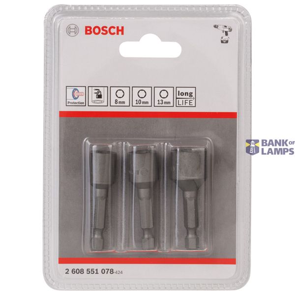 3-piece nutsetter pack 50 mm; 8, 10, 13 mm image 3