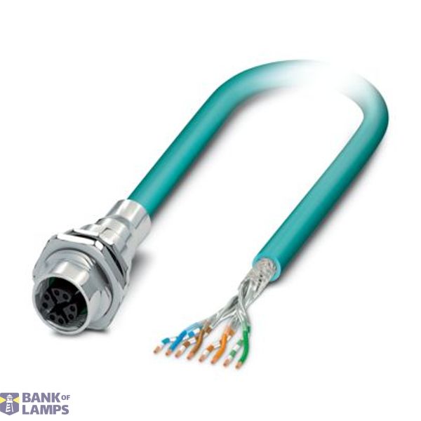 SACCBP-M12FSX-8CON-M16/5,03-94F - Device connector rear mounting image 1