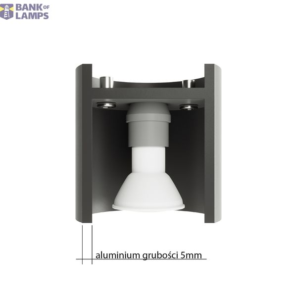 WALL LAMP ORBIS 1 GRAY G9 1X40W IP20 image 12
