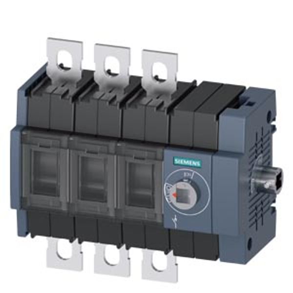 Switch disconnector 160 A, Size 2, 3-pole Lateral operating mechanism right Basic unit without handle image 1