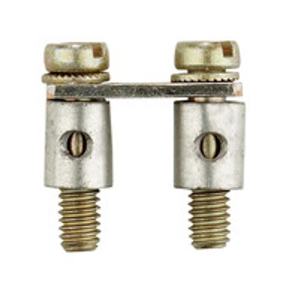 Cross-connector (terminal), when screwed in, Silver grey, 41 A, Number of poles: 4, Pitch in mm (P): 11.00, Insulated: No, Width: 2 mm image 1