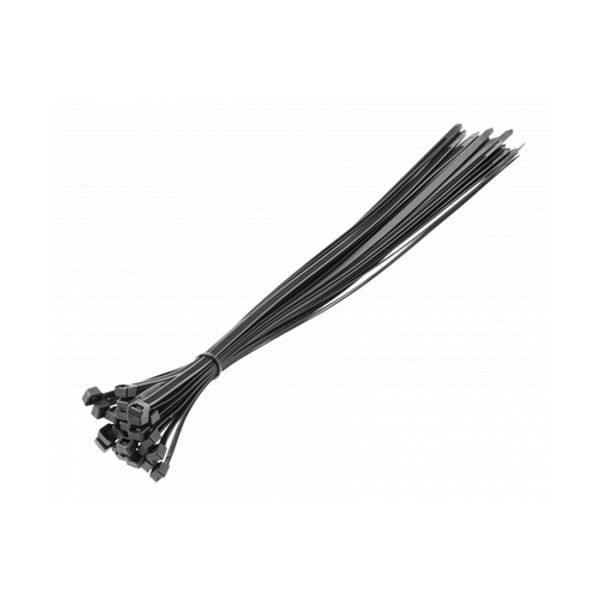 Nylon ties 9 x 600 mm, 25 pcs., black image 1