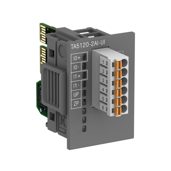 Analog input option board. 2 AI: U, I. 12 Bit. Spring terminals included image 1