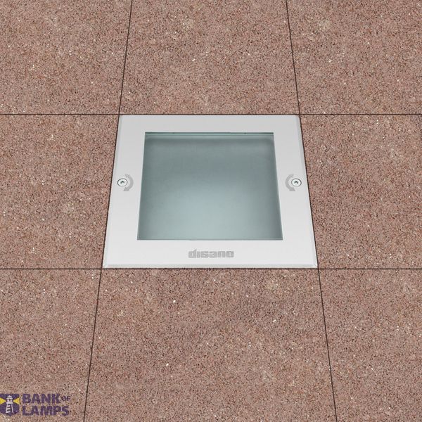 MINIQUADRO 1822 LED 3W CLD S.STEEL image 1