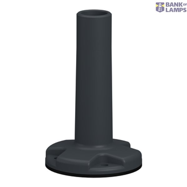 Plastic Fixing Plate with Pole in grey image 2