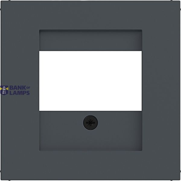 Center plate TAE, loudspeaker, USB, A.x/C.x, anthracite image 1