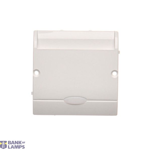 Double hotel room switch with indicator light, white, 10A, 2A image 1