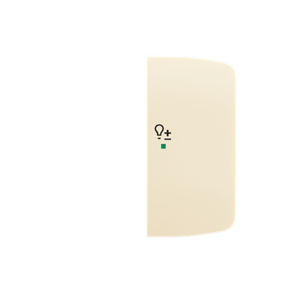 Rocker, 2gang right, with “Dimmer” icon image 1