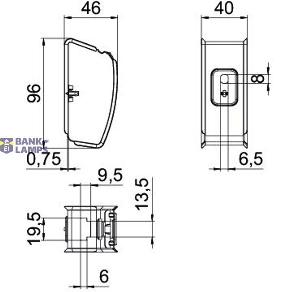 Grip collecting clamp for direct fastening 20x NYM3x1,5 Steel Strip ga image 2