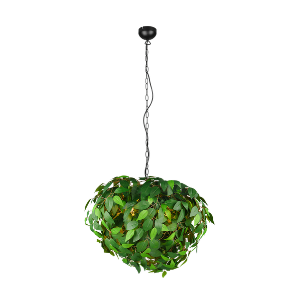 Leavy pendant 70 cm 4xE14 green image 1