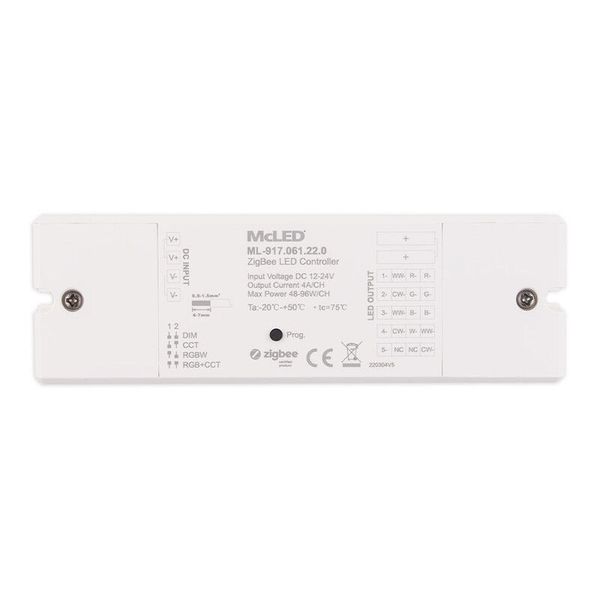 ZigBee brightness control receiver, CCT, RGB, RGBW, RGB+CCT, max. 5x4A, 12-24V image 1