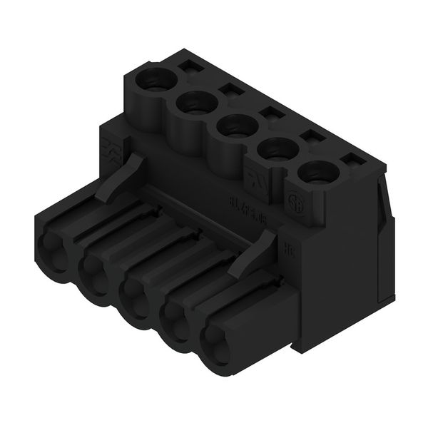 PCB plug-in connector, female plug, 5.08 mm, Number of poles: 5, 180°, Clamping yoke connection, Clamping range, max. : 4 mm², Box image 4