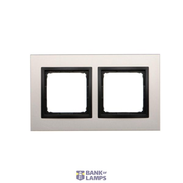 Double frame, metal, satin night image 1