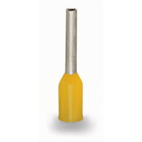 Ferrule Sleeve for 0.25 mm² / AWG 24 insulated yellow image 1