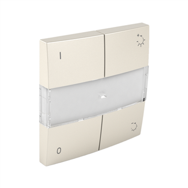 COV PLAT F/DIMMER SWITCH PLATINUM image 1