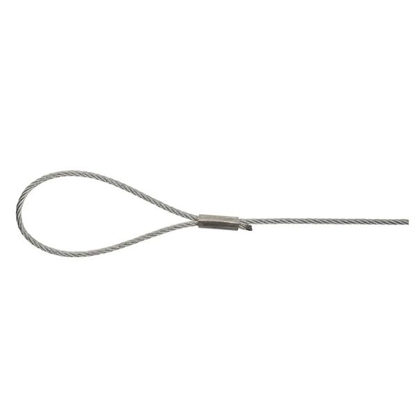 Wire rope with loop Length 3000 mm   2mm image 1
