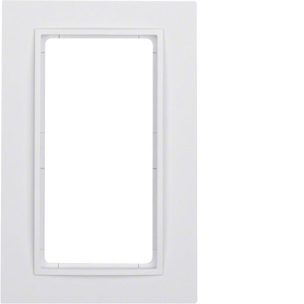 Frame l. cut-out, B.7, p. white matt, lacq. image 1