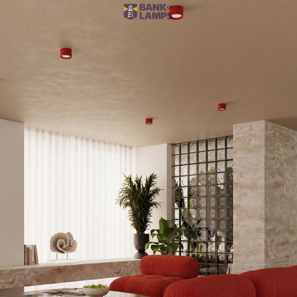 Ceiling lamp MODO 2 red Gx53 image 5