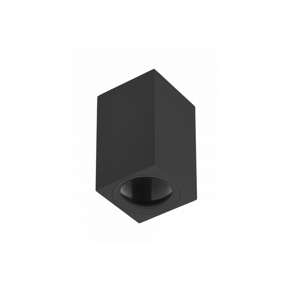 Ceiling luminaire TIPO, GU10, IP20, max. 50 W, square, black image 1