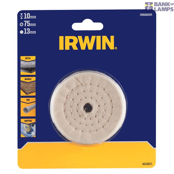 Cotton Buffing Wheel, 75mm image 2