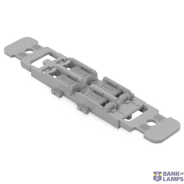 Mounting carrier with strain relief 2-way for inline splicing connecto image 1