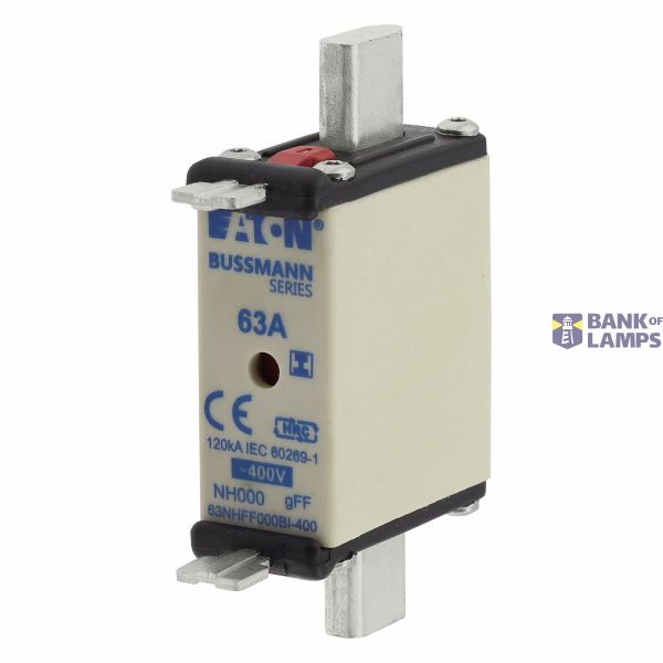 63NHFF000BI-400 Eaton Bussmann series low voltage NH Fuse image 1