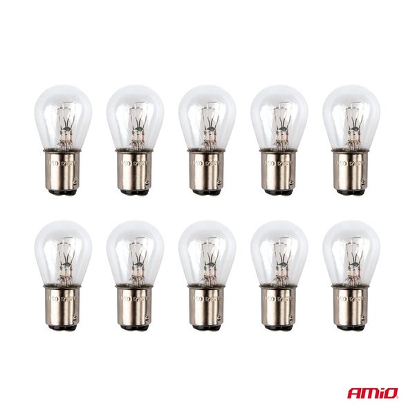 Halogen bulbs P21/4W 12V BAZ15d 10pcs image 1