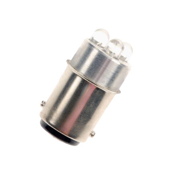 Ba15d T16X31 3LED Yellow 235V AC image 1