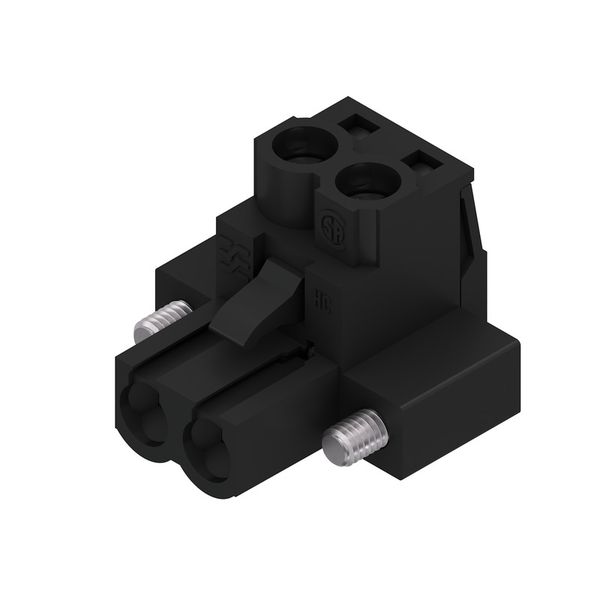 PCB plug-in connector, female plug, 5.08 mm, Number of poles: 2, 180°, Clamping yoke connection, Clamping range, max. : 4 mm², Box image 2