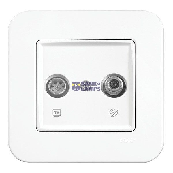 Linnera-Rollina Sat Socket Trans (Sat-TV) (8-11dB) White image 1