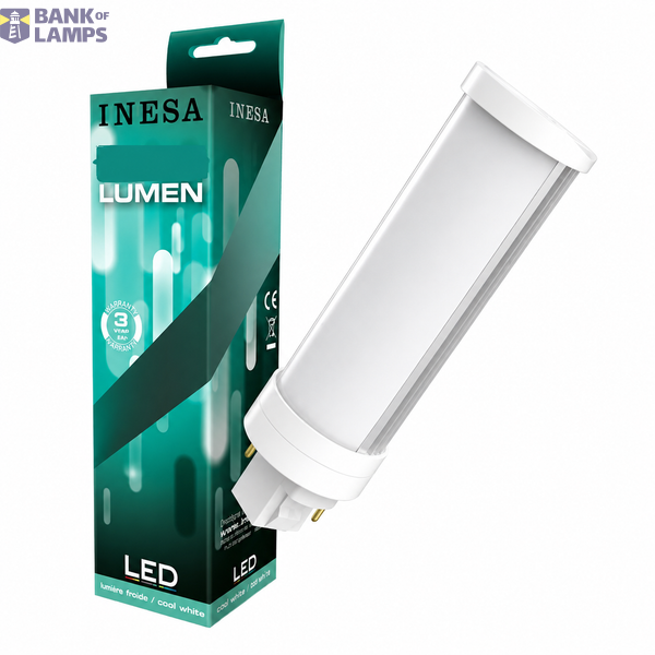 Spuldze LED G24D 8W/865 675lm INESA 60070 image 1