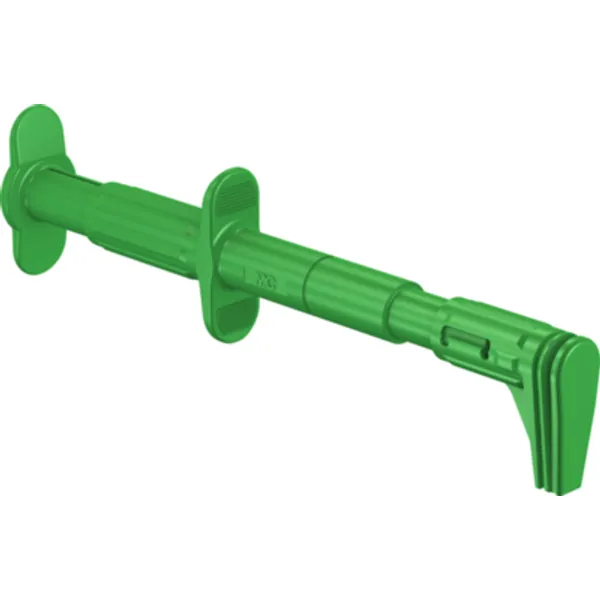 Flat measuring gripper, green, max. 25 mm, L 152 mm, CAT III, socket 4 mm, 66.9829-25 image 1