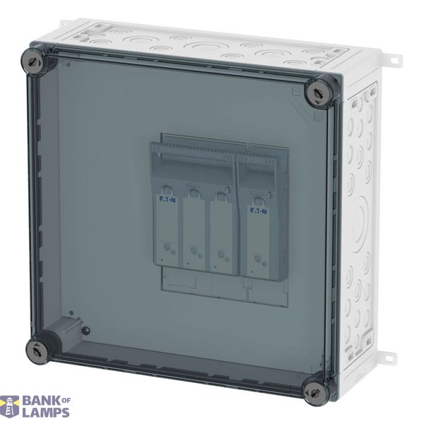 NH individual enclosure 1x XNH00, 3-pole+1-pole, incl. finger-protecti image 1