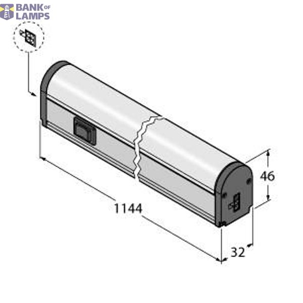 LED Linear Light In the Metal Housing   WLB32ZC1130MQM image 2