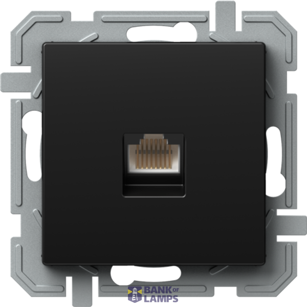 SOCKET CAT6S KS RJ45 8/8 SLIM BK XO 4417217 image 1