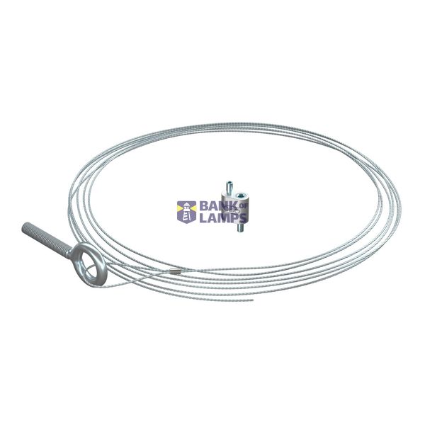 QWT AS 1 10M G Suspension wire with eyebolt 1x10000mm image 1