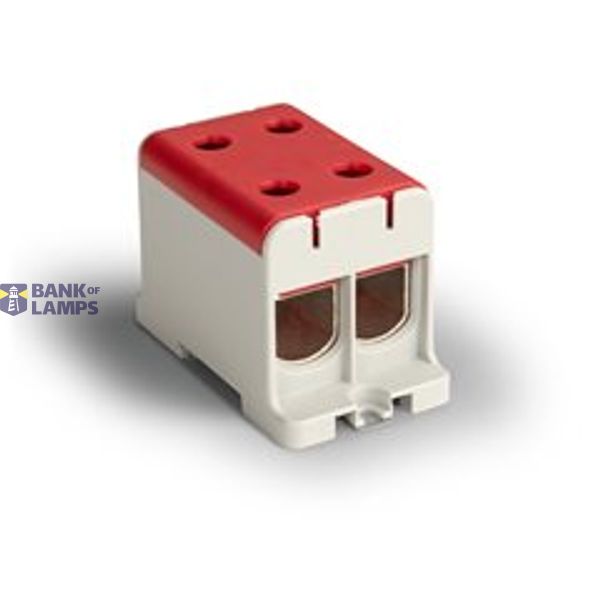 KE268.4 | Tapping terminal block Red, Al/Cu 35-150 mm² image 1