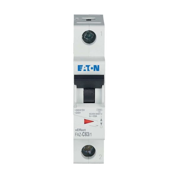 Miniature circuit breaker (MCB), 63 A, 1p, characteristic: C image 13