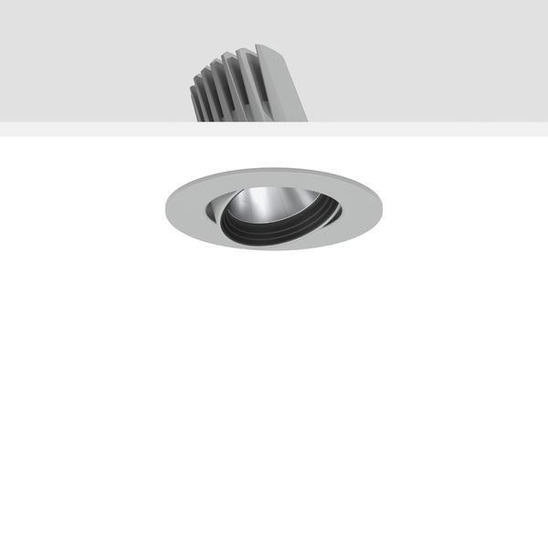RONDOS mini, 20 W, 2400 lm, 927, silver, DALI Recessed projectors, D 1 image 1